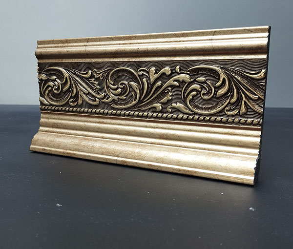 قرنیز PVC روکش کره ای 10 سانتی - کد 1118t