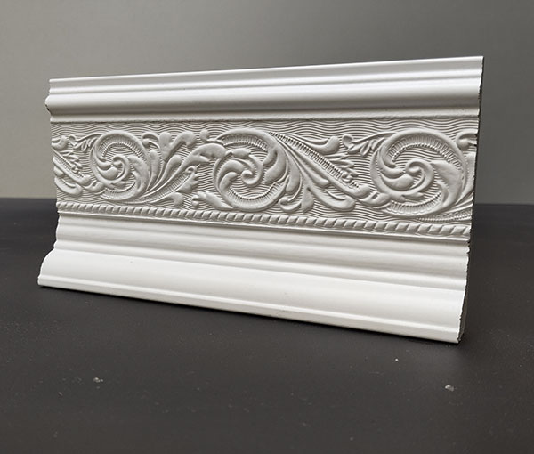 قرنیز PVC روکش کره ای 10 سانتی - کد 11228