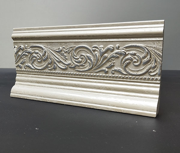 قرنیز PVC روکش کره ای 10 سانتی - کد 11329n