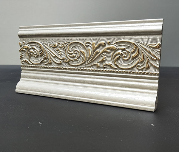 قرنیز PVC روکش کره ای 10 سانتی - کد 11329t