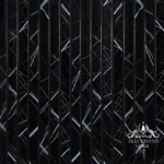 ترموال ۲۰ سانتی PVC مشکی طرح سنگ