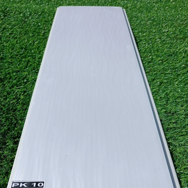 دیوار پوش PVC روکشدار سفید موجی