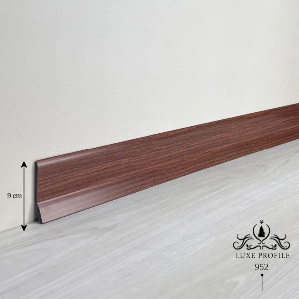 قرنیز 9 سانتی PVC - طرح گردویی