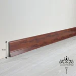قرنیز 9 سانتی PVC - طرح گردویی جنگل